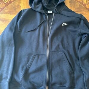 Nike Men's Dark Black Hoodie Jacket
